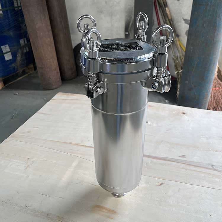 華豫生產(chǎn)供應(yīng)單袋過濾器HYGLQ-600-100 液體除雜